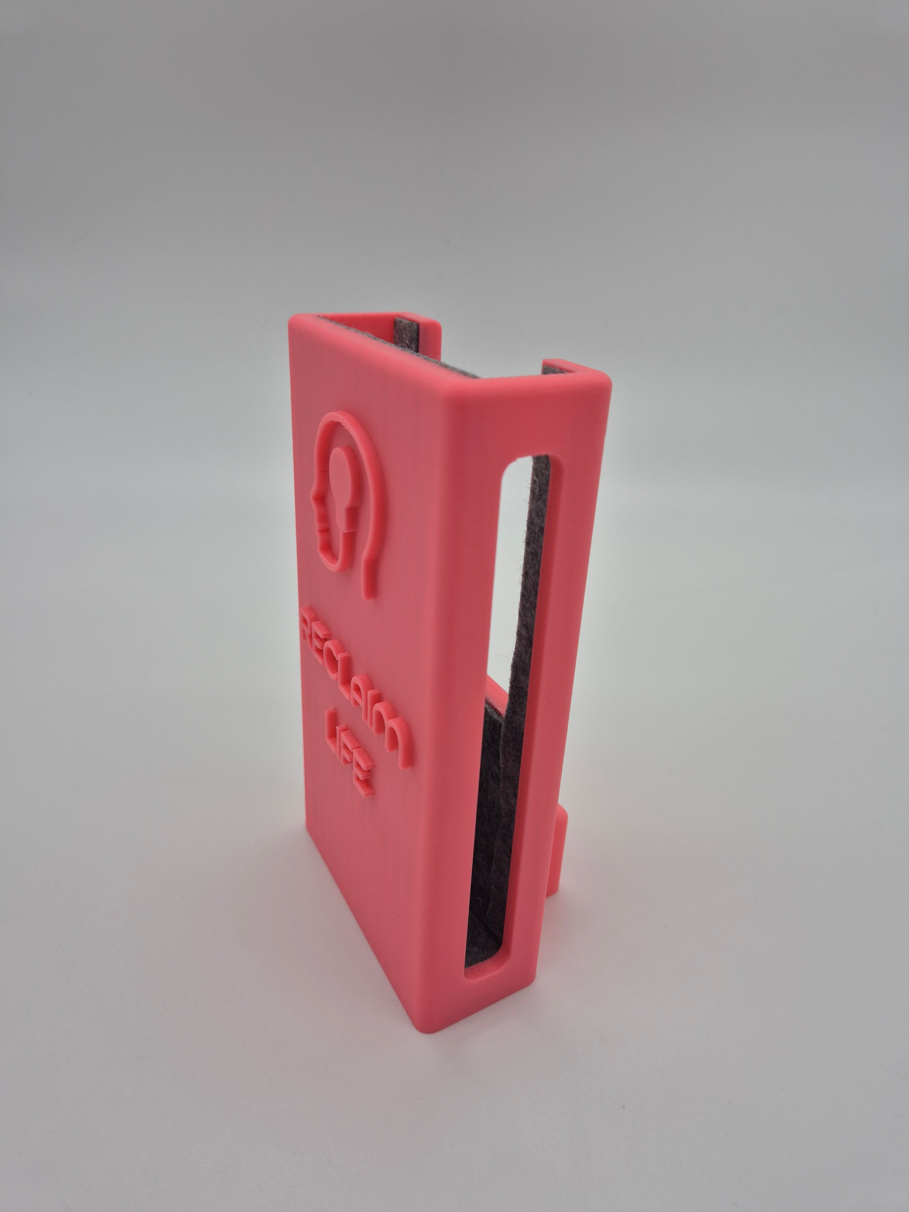 "Reclaim Life" Reclaimbox for one smartphone - pink with grey felt