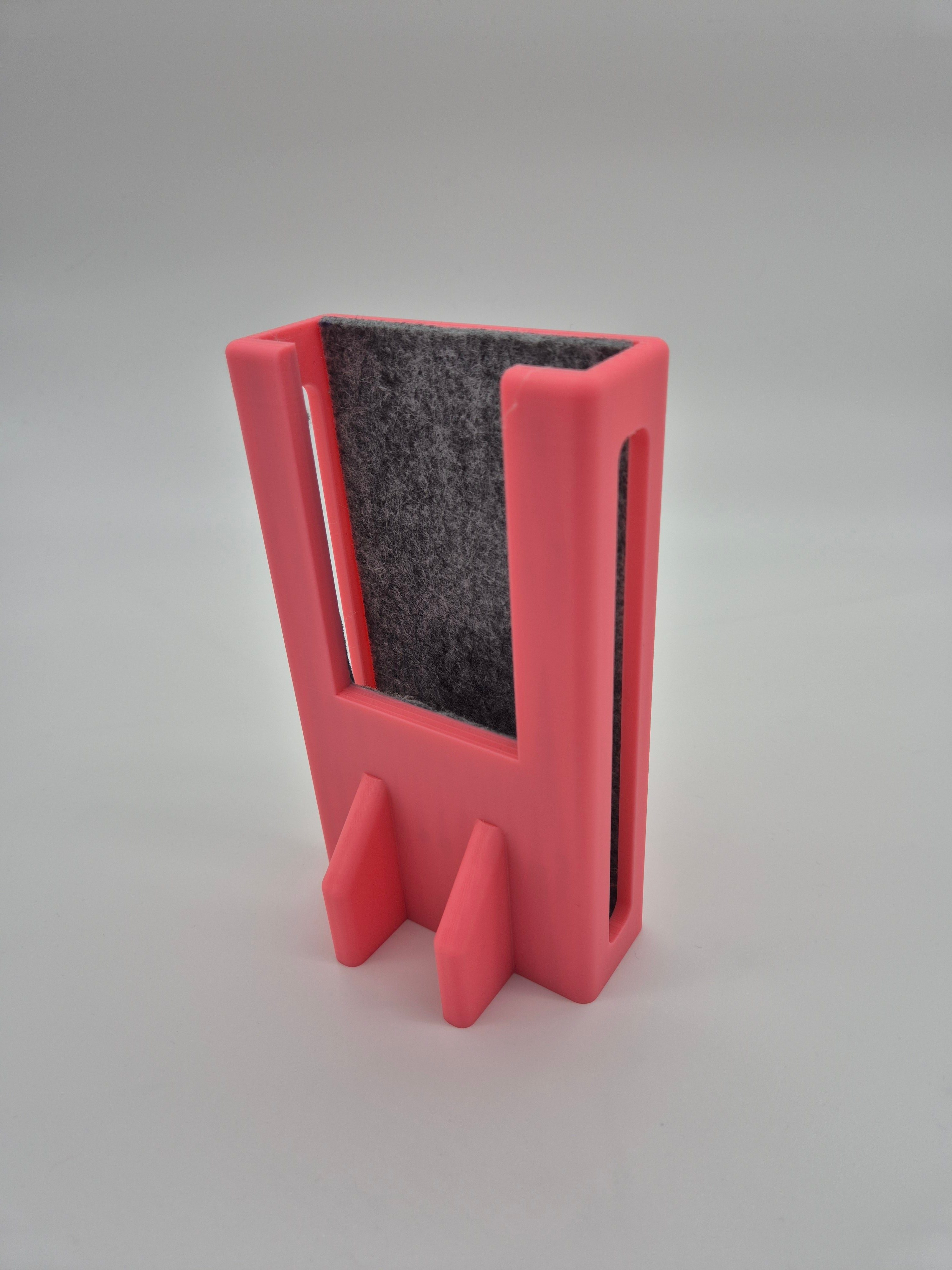 "Reclaim Life" Reclaimbox for one smartphone - pink with grey felt